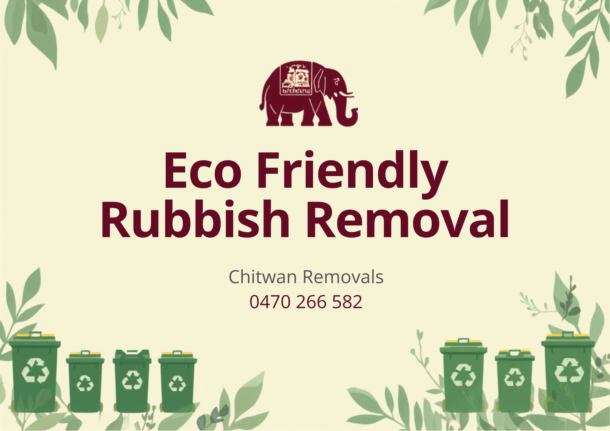 Eco Friendly Rubbish Removal