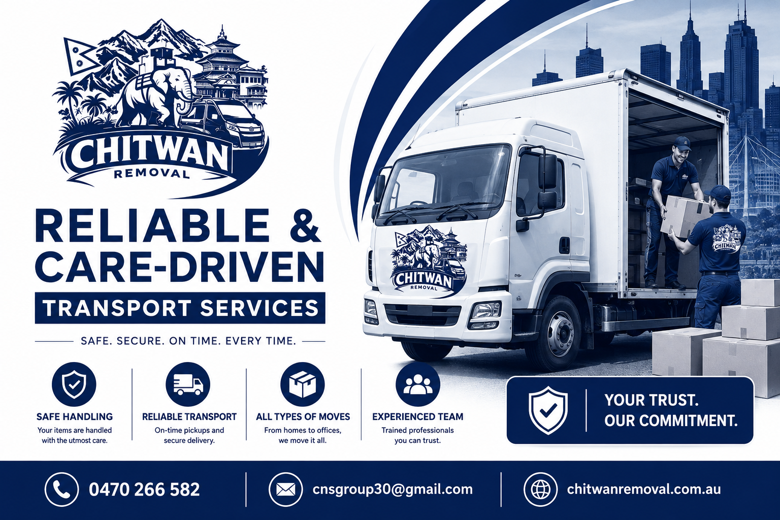 Professional Moving Truck and Logistics Fleet